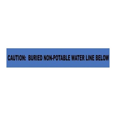 Nmc Caution Buried Non Potable Water Line Be ND3 BNPW